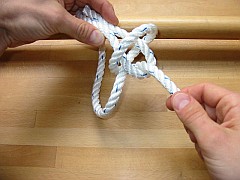 Palstek mit Slipstek, 5. Schritt