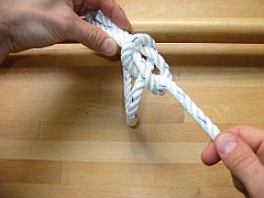 Palstek mit Slipstek, 6. Schritt