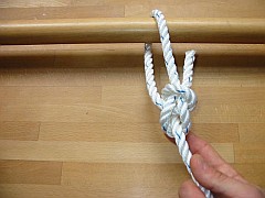 Palstek mit Slipstek, 7. Schritt