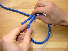 Palstek mit Quicktwist, 2. Schritt