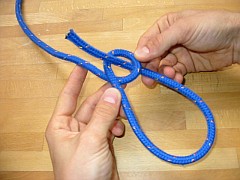 Palstek mit Quicktwist, 5. Schritt