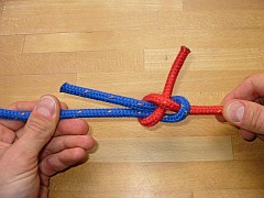 Schotstek gesteckt, 5. Schritt