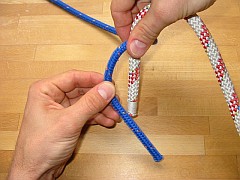 Schotstek mit Quick-Twist, 2. Schritt