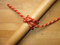 Stopperstek, an einer Spiere angesteckt